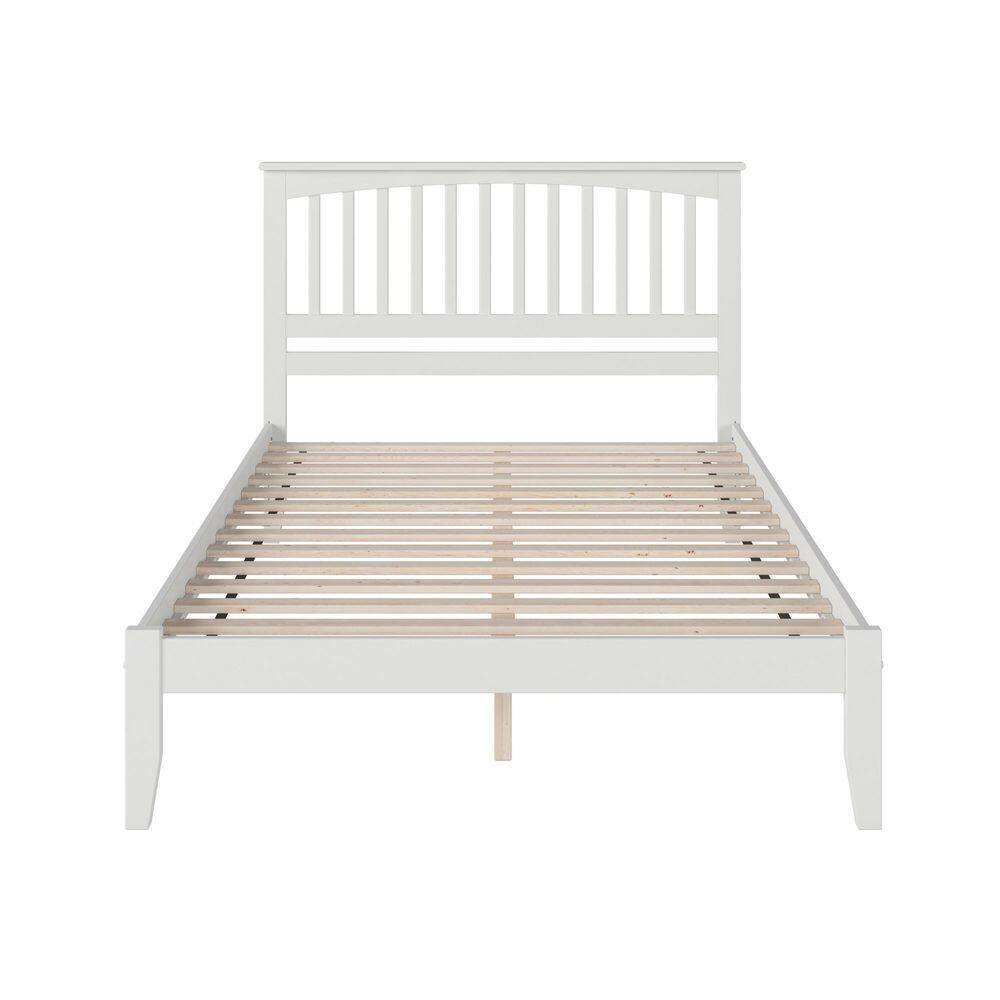 Mission Walnut Brown Solid Wood Frame Queen Platform Bed - thumbnail 9