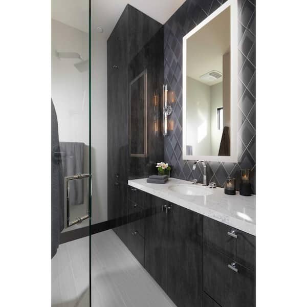 Circuit Collection 2-Light Brushed Nickel Urban Industrial Bath Vanity Light