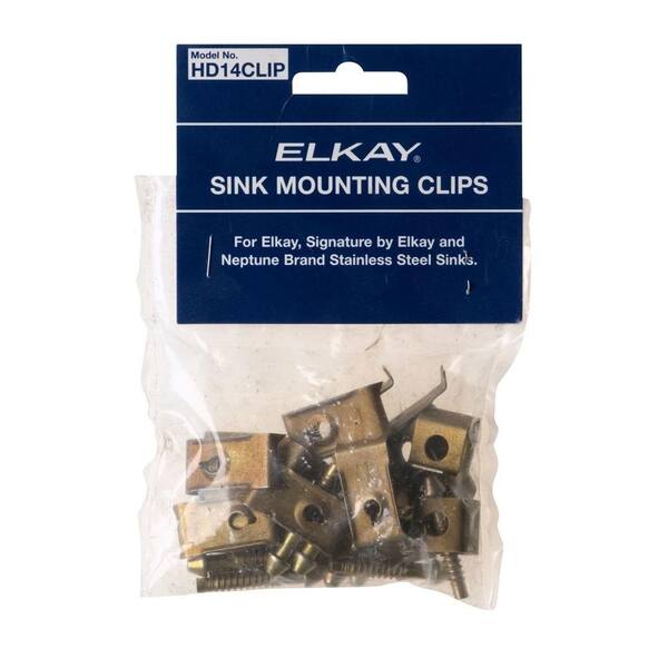 Elkay Extra-Long Kitchen Sink Installation Clips