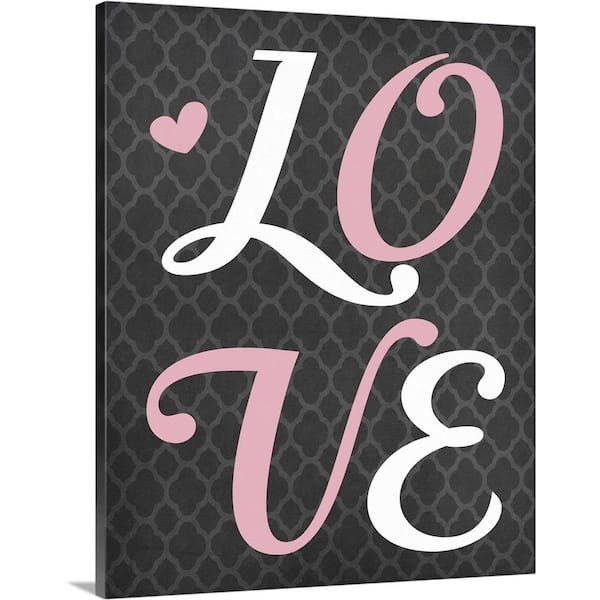 GreatBigCanvas "Love" by Tamara Robinson Canvas Wall Art