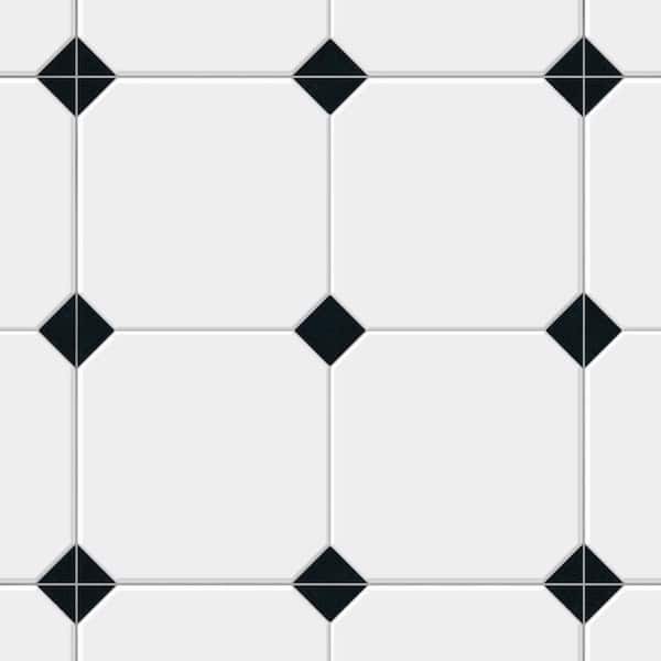 Betera Classique Blanco 23 in. x 23 in. Porcelain Floor and Wall Tile (10.76 sq. ft./Case)