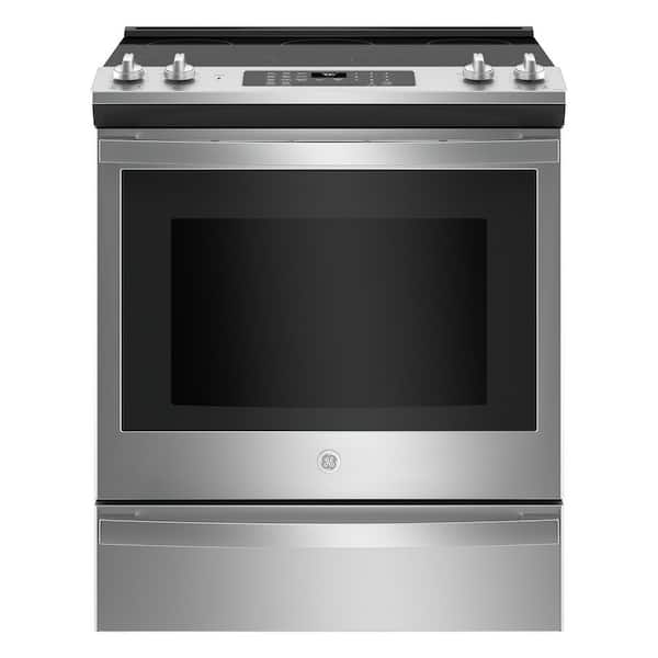 https://images.thdstatic.com/productImages/629dfa99-34ae-4985-9040-7d6575522c40/svn/stainless-steel-ge-single-oven-electric-ranges-js760spss-64_600.jpg