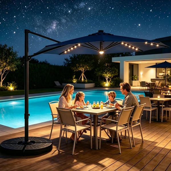 4 star rated patio umbrellas Best Choice Products 7.5ft Heavy-Duty Outdoor Market Umbrella w/ Push Button Tilt, Easy Crank About this item Base Included PURPLE LEAF Rectangular /Square Patio