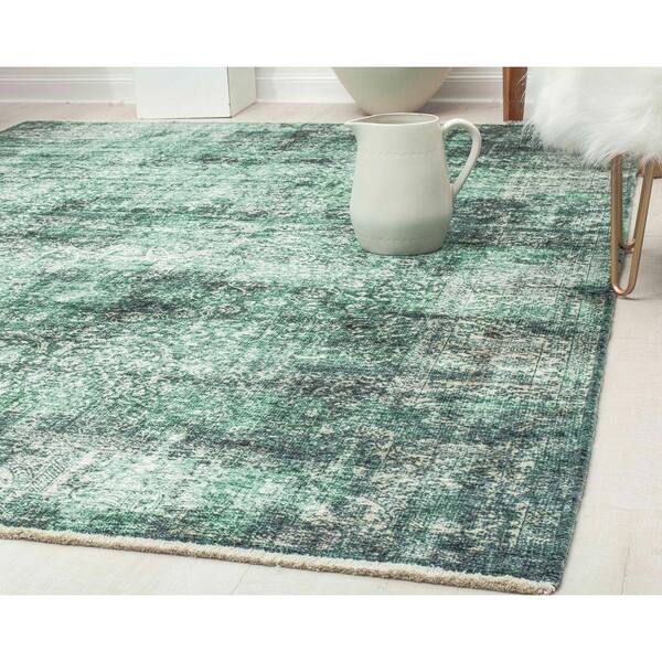 Rugs America Iggi Green Grooves 2'6 Rugs America Iggi Green Grooves 2'6