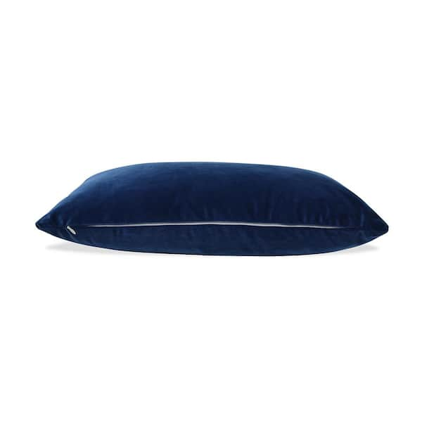 Plume 24 Square Feather Down Throw Pillow, Set of 2, Indigo Blue -  Jennifer Taylor Home