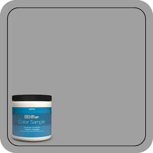 8 oz. #PPU26-06 Elemental Gray Satin Enamel Interior/Exterior Paint & Primer Color Sample