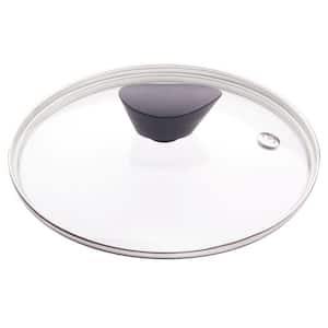 12 in. Earth Frying Pan Lid in Tempered Glass
