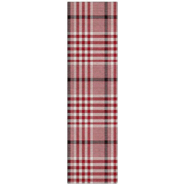 Chantille Machine Washable Indoor/Outdoor Abstract ACN1054 Red 2 ft. 3 in. x 7 ft. 6 in. Area Rug