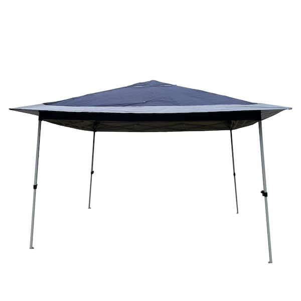 Boosicavelly 12 ft. W x 12 ft. D x 6.7 ft. H Steel Frame Navy Blue Outdoor Patio Pop-Up Gazebo Tent with Storage Bag