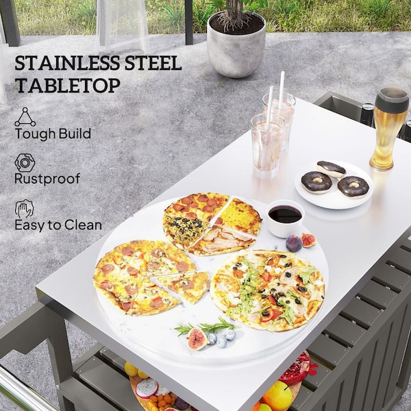 バーベキュー・調理用品 Packup Outdoor TT-01 - Maunto Amazon.com : TORVA Portable Outdoor Grill Prep Table with