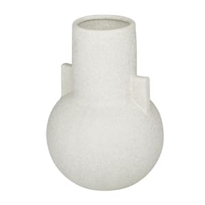 White Handmade Ceramic Decorative Vase