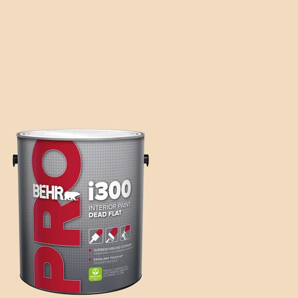 1 gal. #S270-1 Frosted Toffee Dead Flat Interior Paint