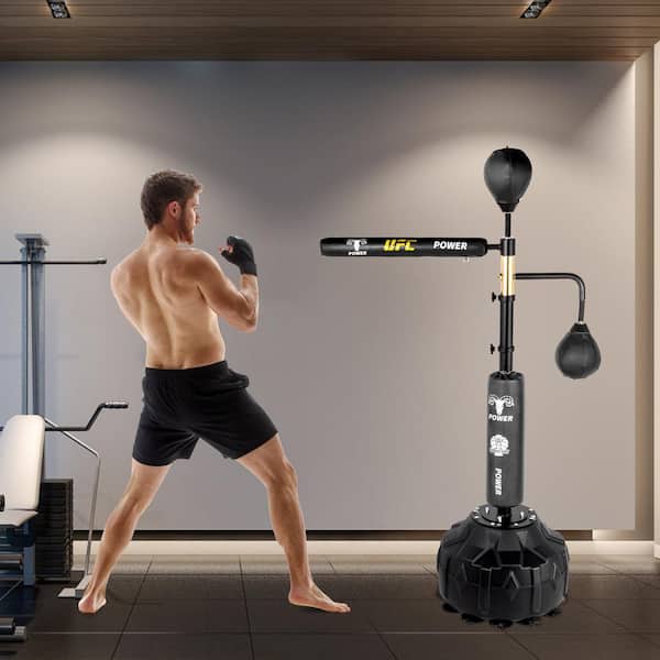 Free Standing Adjustable Adult Punch Bag Boxing Speed Ball Reflex Gym Set 