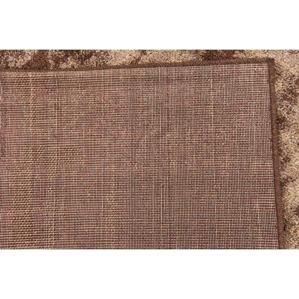 Harvest Time Charm Brown 8' x 10' Easy-Care Synthetic Rug