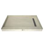 Hydro Systems 72 in. x 36 in. Single Threshold Shower Base in White ...