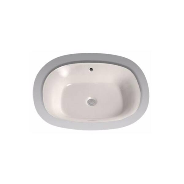 TOTO Whitney 25 in. Pedestal Sink Basin with Single Faucet Hole in Cotton White