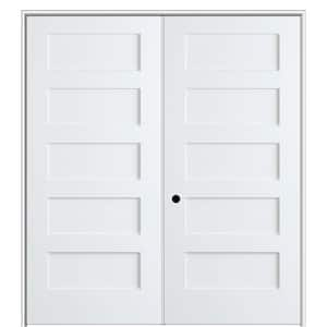 MMI Door Shaker Flat Panel 60 in. x 80 in. Both Active Solid Core ...