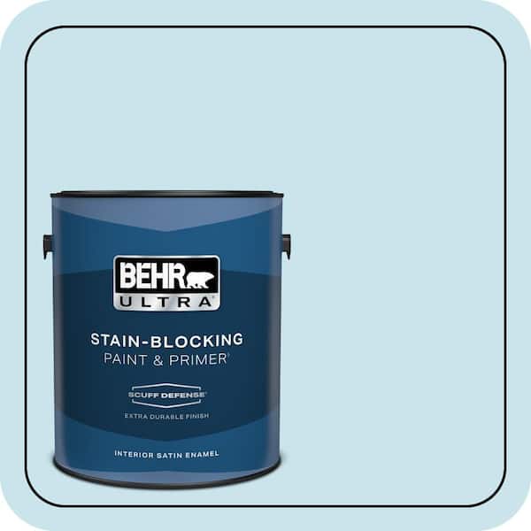 BEHR ULTRA 1 gal. #M480-2A Winterscape Extra Durable Satin Enamel Interior Paint & Primer