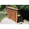 Outdoor Living Today Garden Saver 8 ft. W x 4 ft. D Cedar Wood Storage Shed  with Double Doors and Cedar Roof (32 sq. ft.) GS84-D-CEDAR-AK - The Home  Depot