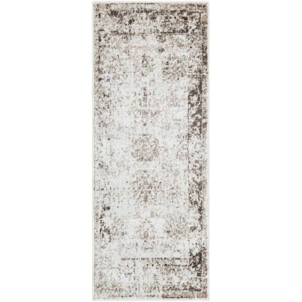 Unique Loom Sofia Casino Beige 2 ft. x 5 ft. 1 in. Area Rug