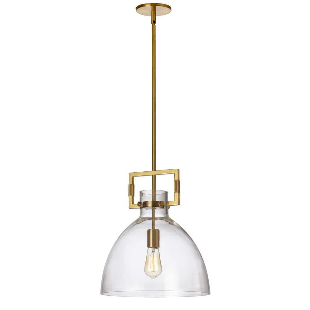 Liberty 1-Light Aged Brass Pendant