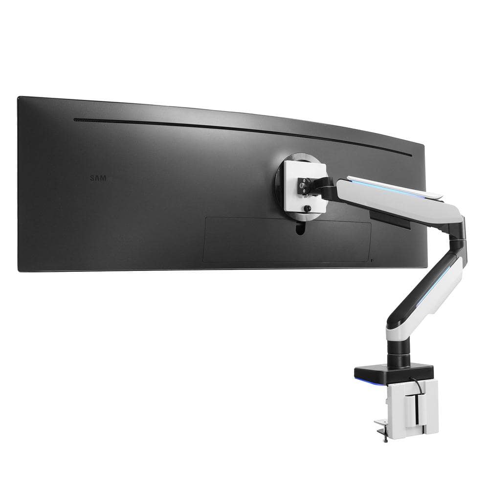 Heavy-Duty Full-Motion Ultrawide Monitor Arm with RGB Lighting