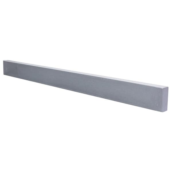 Eden Bath 37 in. x 3 in. Terrazzo Vanity Backsplash in Dark Gray