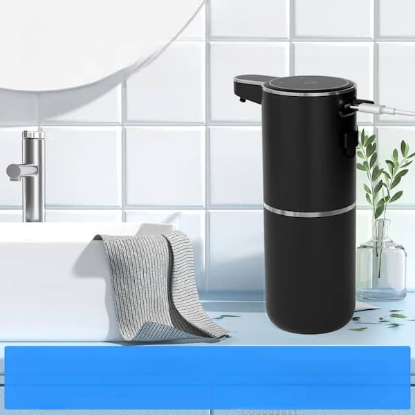 Anqtovp Black Automatic Soap Dispenser and Lotion Dispenser