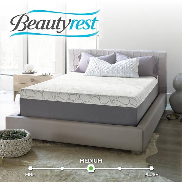 Beautyrest 14 In Queen Memory Foam Mattress With Surfacecool Gel 700753695 1050 The Home Depot