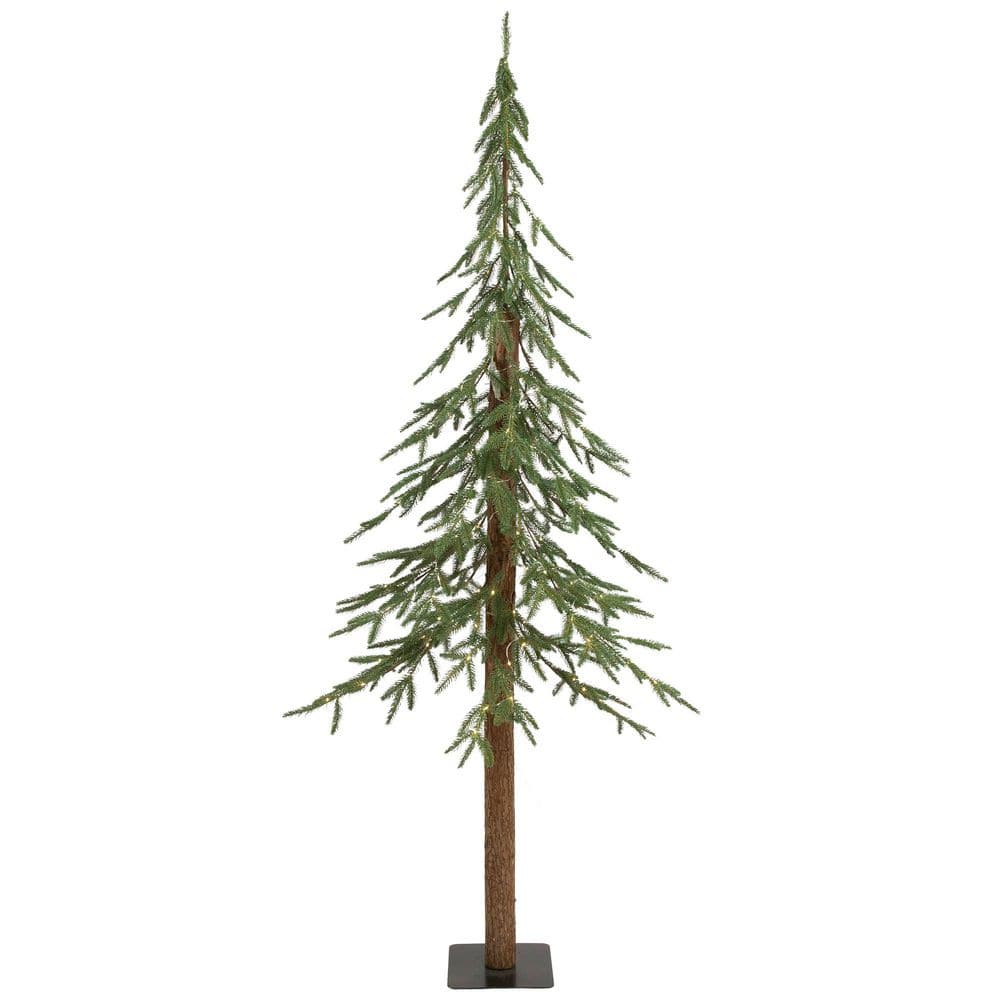 Pre-Lit Medium Alpine Artificial Christmas Tree-6 ft.-Clear LED Lights price history on PriceWatchPro