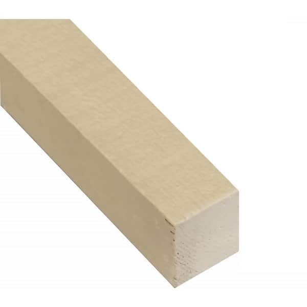 Unbranded 2 in. x 2 in. x 10 ft. Rough Whitewood Primed Corner Board