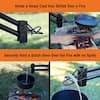 AUTHENTIK BuzzyGrill Stainless Steel Camping Over Fire Grill Includes Cast  Iron Cookware Hook Attachment BUZZ002 - The Home Depot