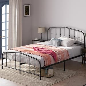 Clara Black Metal Frame Twin Platform Bed Frame