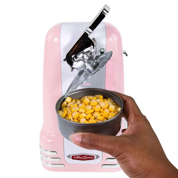 Nostalgia Electric Retro Can Opener, Pink NRCO3PK6A - The Home Depot