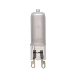Halogen Mini 60-Watt T4 Light Bulb with Bi-Pin (G9) Base, Frost, 2900K, (5-Pack)
