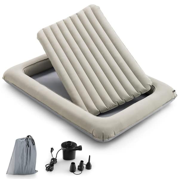 8 in. Toddler Inflatable Air Mattress with Electric Pump