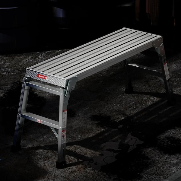 ITOPFOX 6 ft. Reach Portable Folding Work Aluminum Step Stool