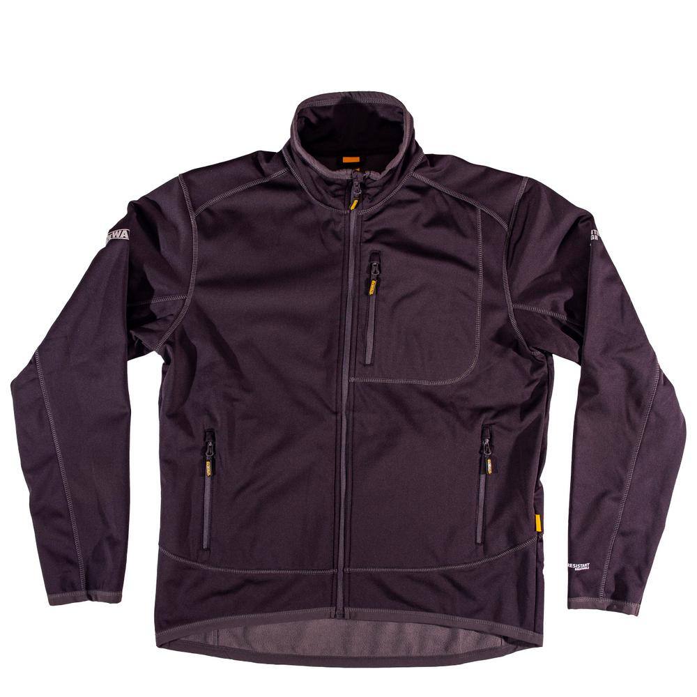 black polyester jacket