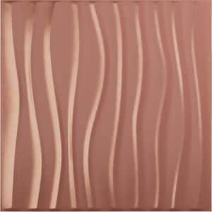 19 5/8 in. x 19 5/8 in. Shoreline EnduraWall Decorative 3D Wall Panel, Champagne Pink (Covers 2.67 Sq. Ft.)