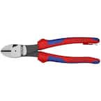 8 in. High Leverage Diagonal Cutting Pliers with Dual Component Comfort Grip and Tether Attachment
