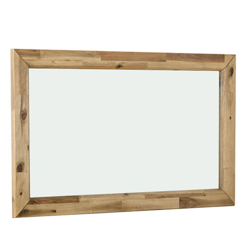 Benjara 1 in. x 28 in. Rectangular Wooden Frame Dark Brown and Light ...