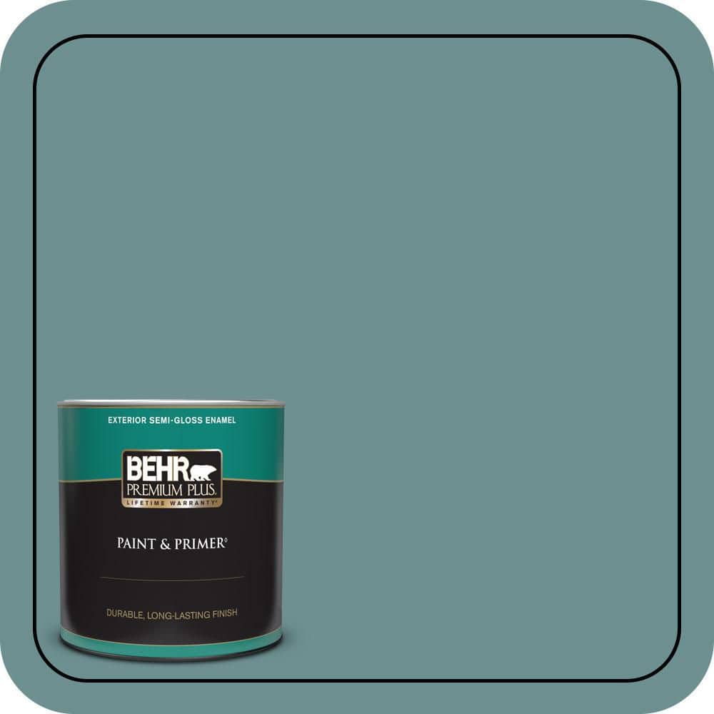 1 qt. #500F-6 Hallowed Hush Semi-Gloss Enamel Exterior Paint & Primer price history on PriceWatchPro