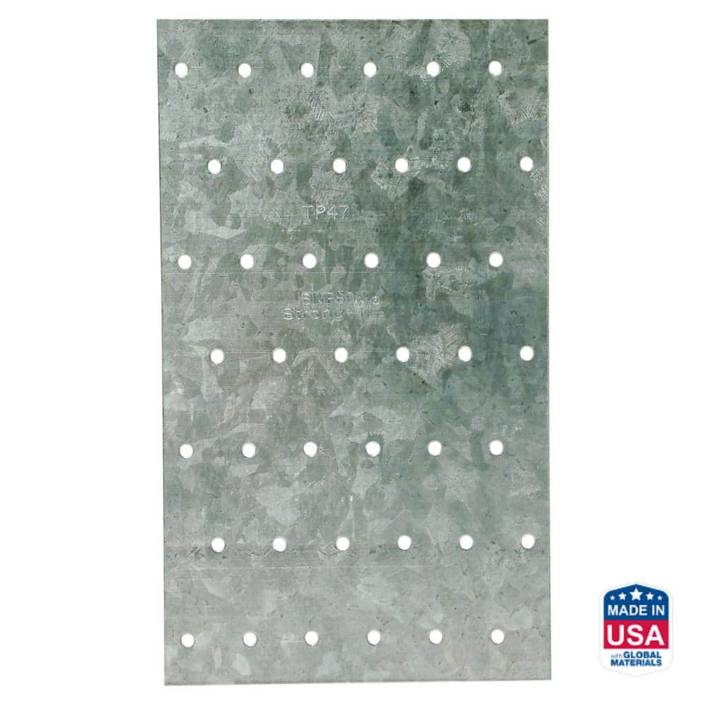 UPC 044315833205 product image for TP 4-1/8 in. x 7 in. 20-Gauge Galvanized Tie Plate | upcitemdb.com