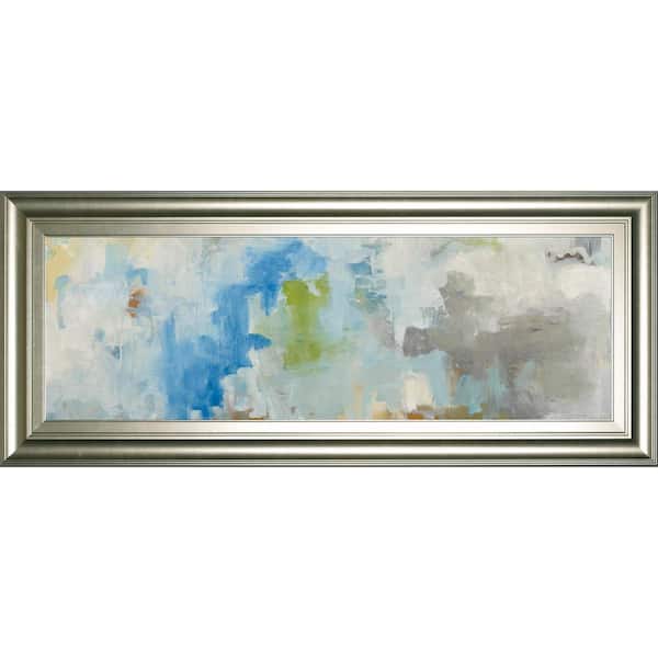 Classy Art "High Seas" By Ellen, J. Framed Print Abstract Wall Art 42 in. x 18 in.
