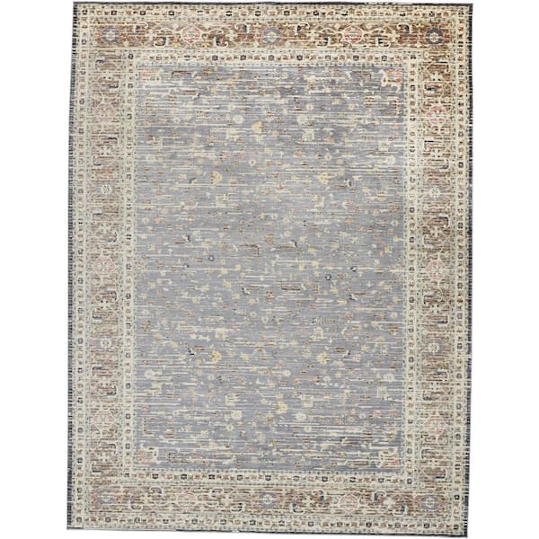 Weave & Wander Huron Gray 3 ft. x 6 ft. Ornamental Area Rug