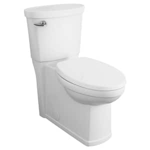 Cadet 3 Decor Tall Height 2-Piece 1.28 GPF Single Flush Elongated Toilet with Seat in White, Seat Included