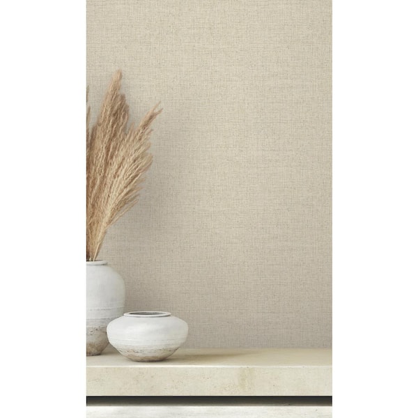 Warner Clarkson Off-White Woven Wallpaper Sample