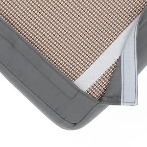 Deco 5-Piece Wicker Patio Conversation Set with Sunbrella Charoal Gray Cushions