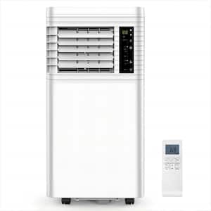 8,000 BTU (5,000 BTU DOE) Portable Air Conditioner w/Dehumidifier and Remote Control, 24H Timer up to 300 sq. ft. White