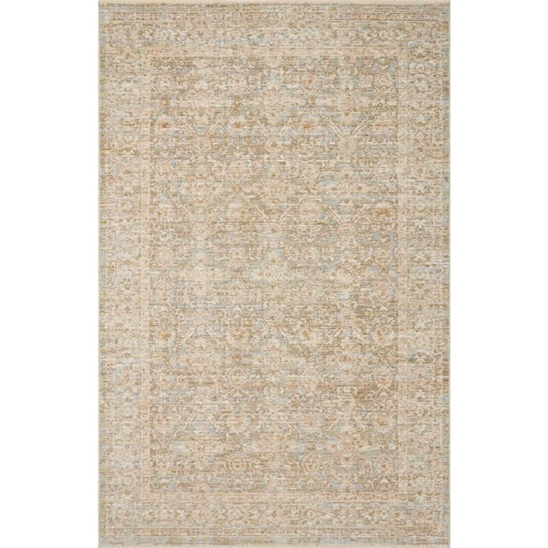 Elora Sky / Terracotta 13 ft. x 16 ft. Traditional Area Rug